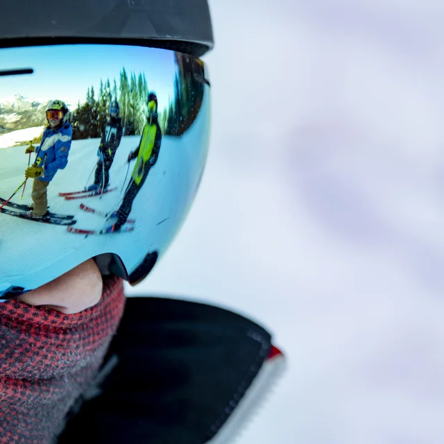 Le domaine skiable d'Abondance, station village. Haute-Savoie, 20 janvier 2020.