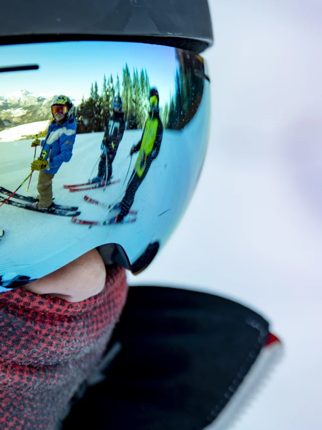 The Abondance ski area, village resort. Haute-Savoie, January 20, 2020.