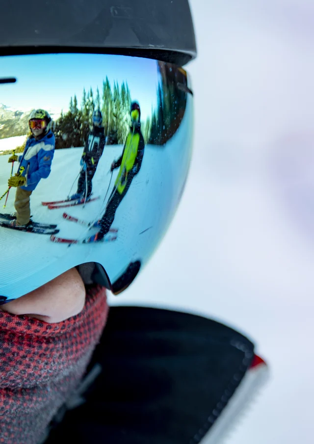 Le domaine skiable d'Abondance, station village. Haute-Savoie, 20 janvier 2020.