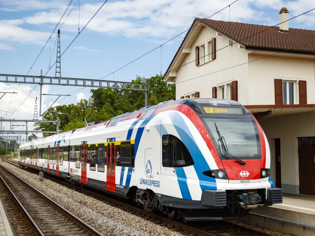 Gare CFF de Coppet ce mardi 8 mai 2018 a Coppet. (KEYSTONE/Valentin Flauraud)