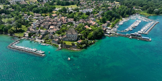 Yvoire vue Drône