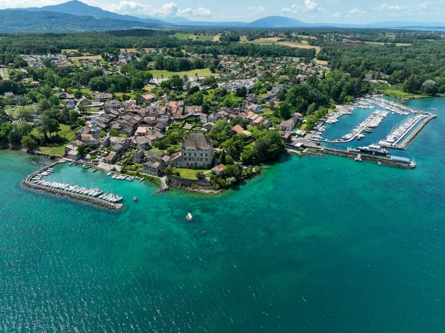 Yvoire vue Drône