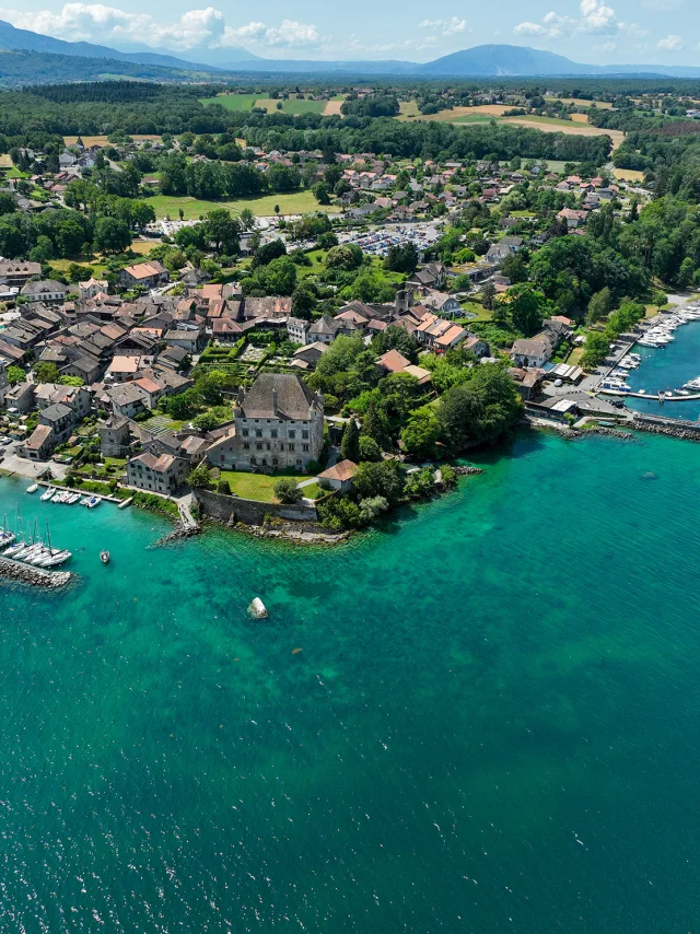 Yvoire vue Drône