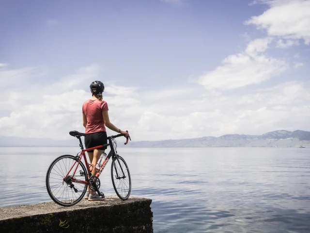 Balade Velo Lac Saint Gingolph