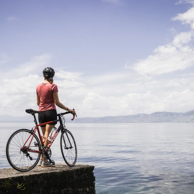 Balade Velo Lac Saint Gingolph