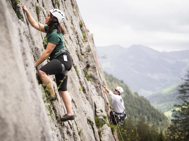 Escalade au Mont Chauffé