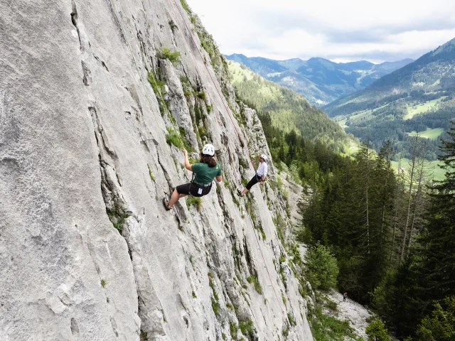 Escalade au Mont Chauffé