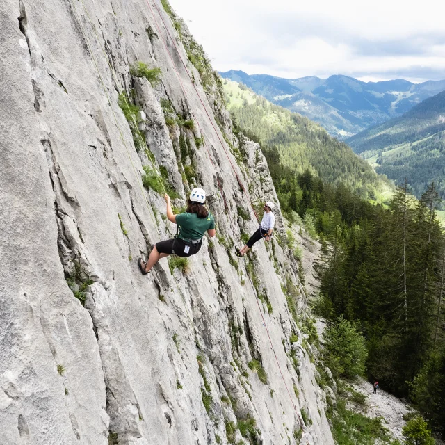 Escalade au Mont Chauffé