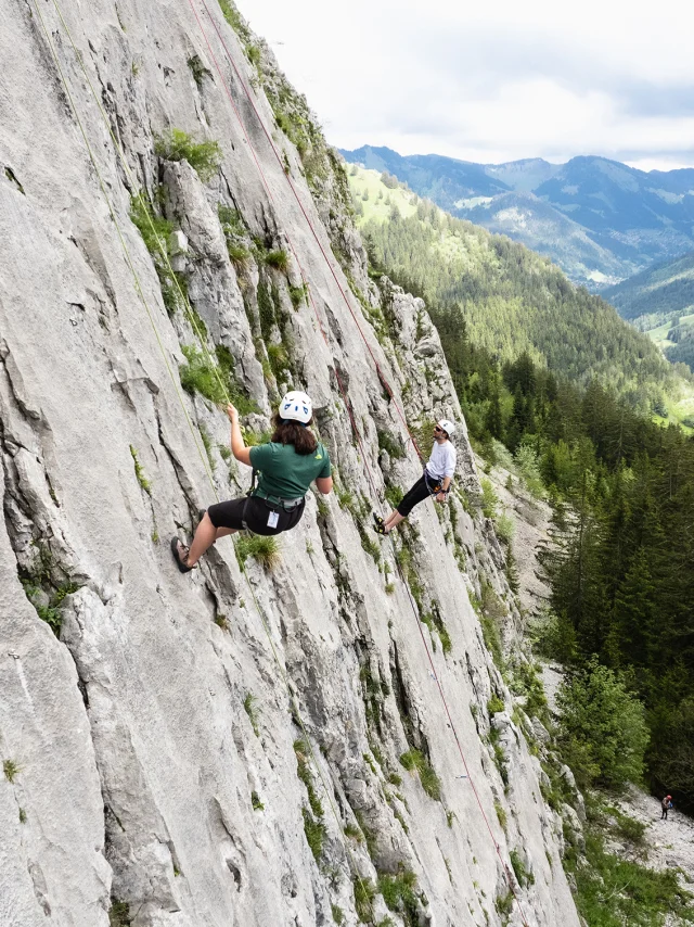 Escalade au Mont Chauffé