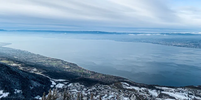 Vue Depuis Pic Des Memises Thollon-les-Mémises