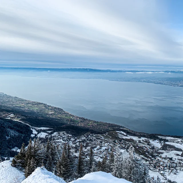 Vue Depuis Pic Des Memises Thollon-les-Mémises